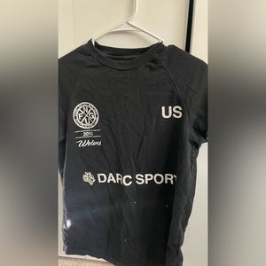 Darcsport capped sleeved shirt, small, black, US collection